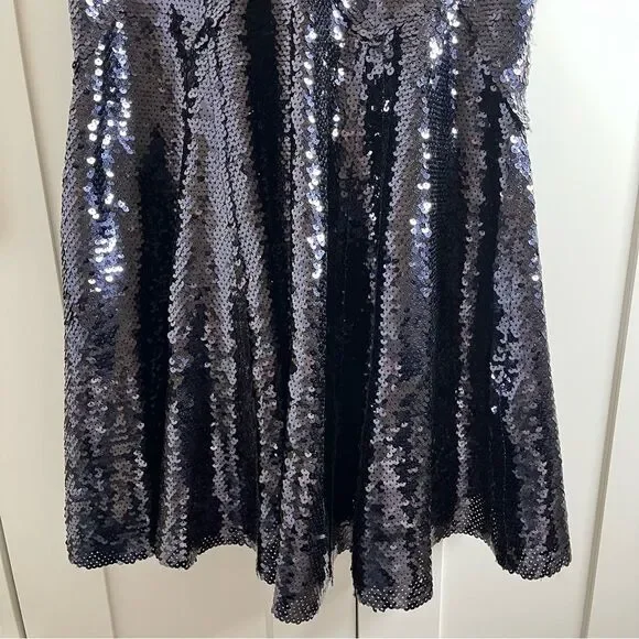 Free People Black Sequin Mini Dress - Picture 9 of 16